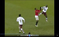 Tình huống tương tự với chiếc thẻ đỏ của Nani tại Old Trafford