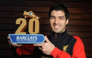 Suarez chính thức nhận giải 'Golden Boot'