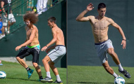 Djokovic và bồ Azarenka đọ tài chơi bóng