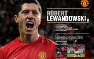Lewandowski muốn thay thế Rooney tại Old Trafford
