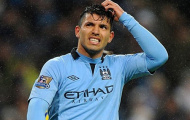 Man City mất Aguero ở trận gặp Everton