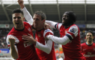 Swansea 0-2 Arsenal: Nỗ lực tuyệt vời của Pháo Thủ