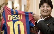 Tổng thống Bolivia muốn tặng huân chương cho Messi