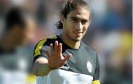 Caceres đã trở lại luyện tập sau tai nạn kinh hoàng