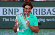 Chùm ảnh: Niềm hạnh phúc của Nadal tại Indian Wells