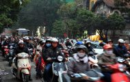 Hà Nội thu phí bảo trì đường bộ đối với xe máy
