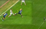Video: Pha vào bóng nguy hiểm của Cambiasso đối với Giovinco