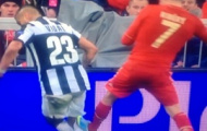 Video: Tình huống đáng nhận thẻ đỏ của Ribery (Bayern Munich vs Juventus)