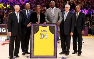 Lakers treo vĩnh viễn số áo 34 của huyền thoại Shaquille O'Neal