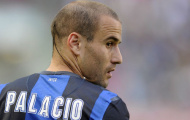 Tin xấu cho Inter: Palacio phải ngồi ngoài một tháng