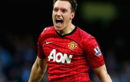 Phil Jones sẽ thay Robin van Persie đá tiền đạo?