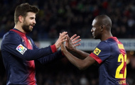 Abidal lần đầu trở lại sân cỏ sau 406 ngày