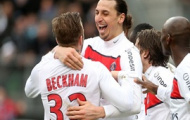 Video: Beckham kiến tạo, Ibra ghi bàn! (Rennes 0-2 Paris SG)