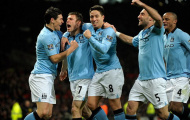 CHÙM ẢNH: Man City lại biến M.U thành bại tưởng ngay ở Old Trafford
