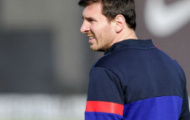 Chùm ảnh: Messi vẫn luyện tập cùng Barcelona trước trận đấu với PSG