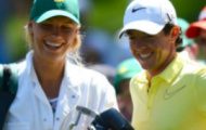Chùm ảnh: Wozniacki rạng ngời bên người yêu trên sân Golf