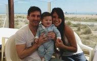 Thiago Messi giống bố 'như đúc'