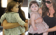 Những bộ đồ hàng hiệu đắt tiền của bé út Harper Beckham