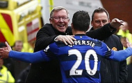 Evra tiết lộ đã chọc ghẹo Robin van Persie sau màn ăn mừng đầy cảm xúc