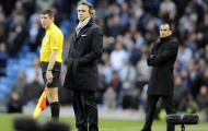 Mancini điên tiết vì bàn thắng việt vị của M.U