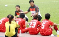 ĐT bóng đá nữ Việt Nam đấu tập với Jordan
