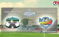 16h00 ngày 20/04 Hoàng Anh Gia Lai vs Kienlongbank Kiên Giang: Ngăn lũ về nguồn