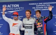 Nico Rosberg bất ngờ giành pole tại Sakhir