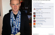 Wayne Rooney khoe “hàng” trên facebook