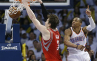 Video Play-off NBA: Oklahoma City Thunder 105 - 102 Houston Rockets