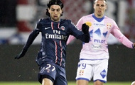 Video Ligue 1: Evian vs PSG 0-1: Trận cầu của những thẻ đỏ