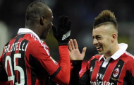 Chuyện ở AC Milan: Khi Balotelli “át vía” El Shaarawy