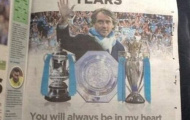 Mancini đặt quảng cáo cảm ơn fan Man City