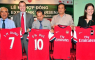 Giá vé xem Việt Nam- Arsenal cao nhất 1,5 triệu đồng