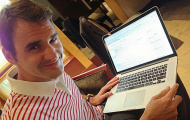 Federer gia nhập mạng xã hội Twitter