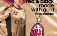 Chùm ảnh: Mẫu áo đấu chính thức của AC Milan trong mùa giải mới