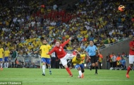 Chấm điểm Brazil 2-2 Anh: Rooney rực sáng, Neymar tắt điện
