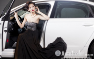 Người đẹp kiêu sa bên Audi A6