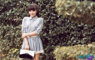 Hải Băng xinh tươi giữa vườn hoa