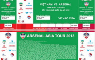 BTC trận Việt Nam – Arsenal bán hơn 36 nghìn vé