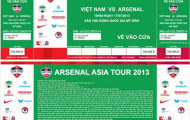 NHM được phát tích kê mua vé trận ĐT Việt Nam - Arsenal