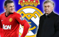 Ancelotti âm mưu đưa Rooney về Real Madrid