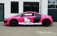 Audi R8 V10 Hello Kitty: Siêu xe màu hồng