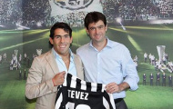 CHÍNH THỨC tới Juve, Tevez mang số áo huyền thoại