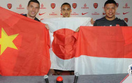 Oxlade Chamberlain tự hào khi được thi đấu tại Việt Nam