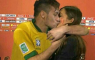 Neymar hôn đắm đuối bồ Casillas ngày Brazil đăng quang
