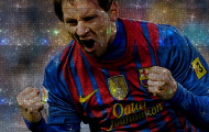 Chiêm ngưỡng tuyệt phẩm chân dung Messi bằng pha lê