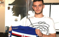 Trung vệ trẻ Fornasier rời Man United, cập bến Sampdoria