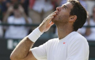 Wimbledon (ngày 9): Cùng thắng thuyết phục, Del Potro chờ ngày chiến với Djokovic