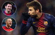 Pique phản pháo “thánh Cruyff”, dụ Rooney về Barca
