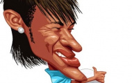 Ảnh biếm họa chân dung Neymar cực “độc”